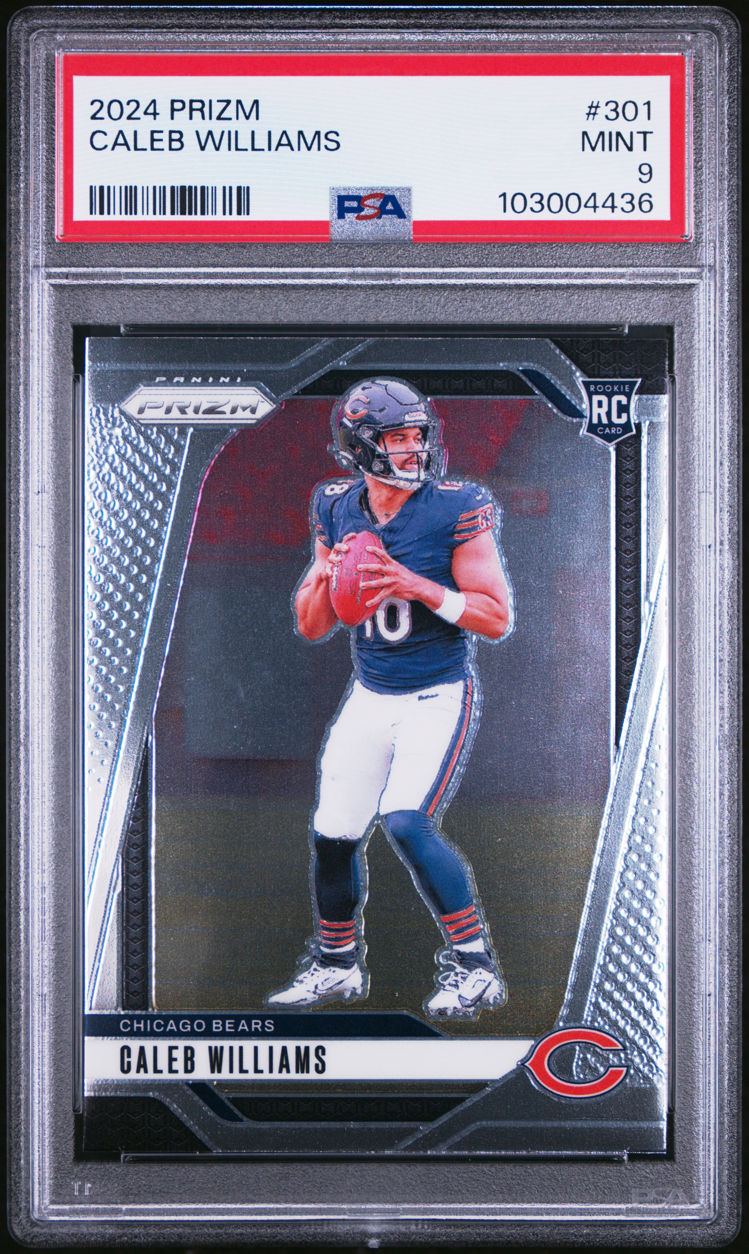 2024 Panini Prizm Caleb Williams #301 Mint 9 front