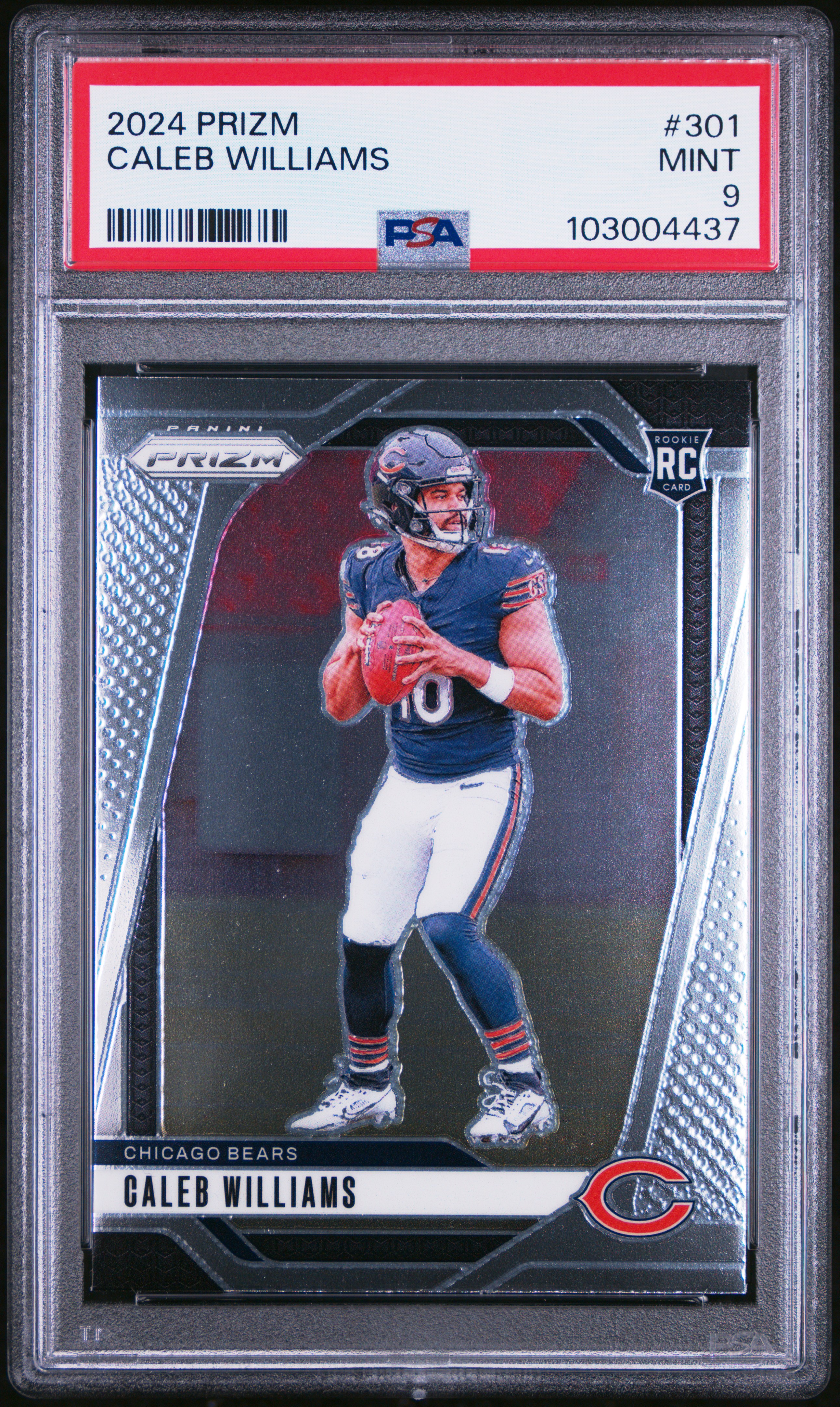 2024 Panini Prizm Caleb Williams #301 Mint 9 front