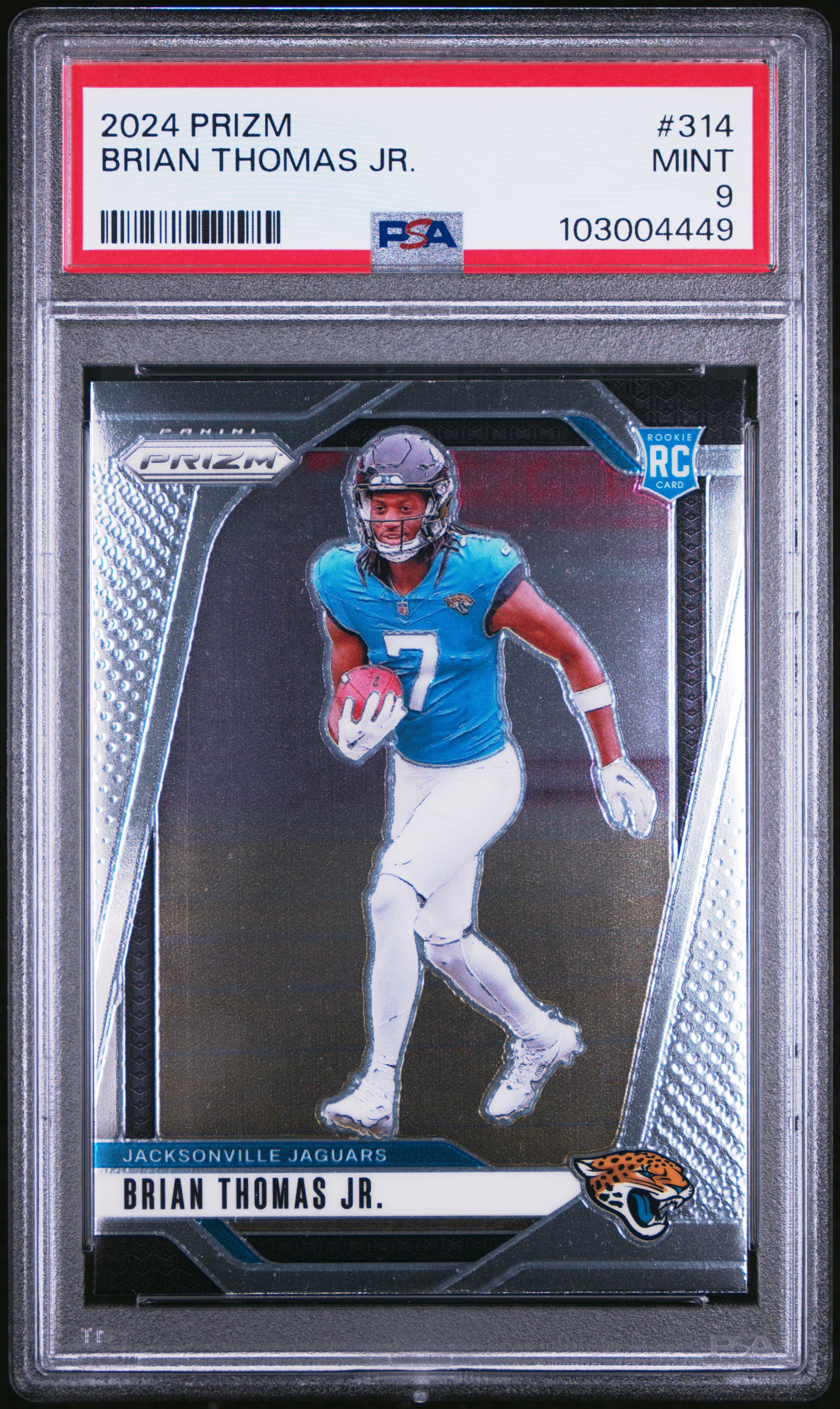 2024 Panini Prizm Brian Thomas Jr. #314 Mint 9 front