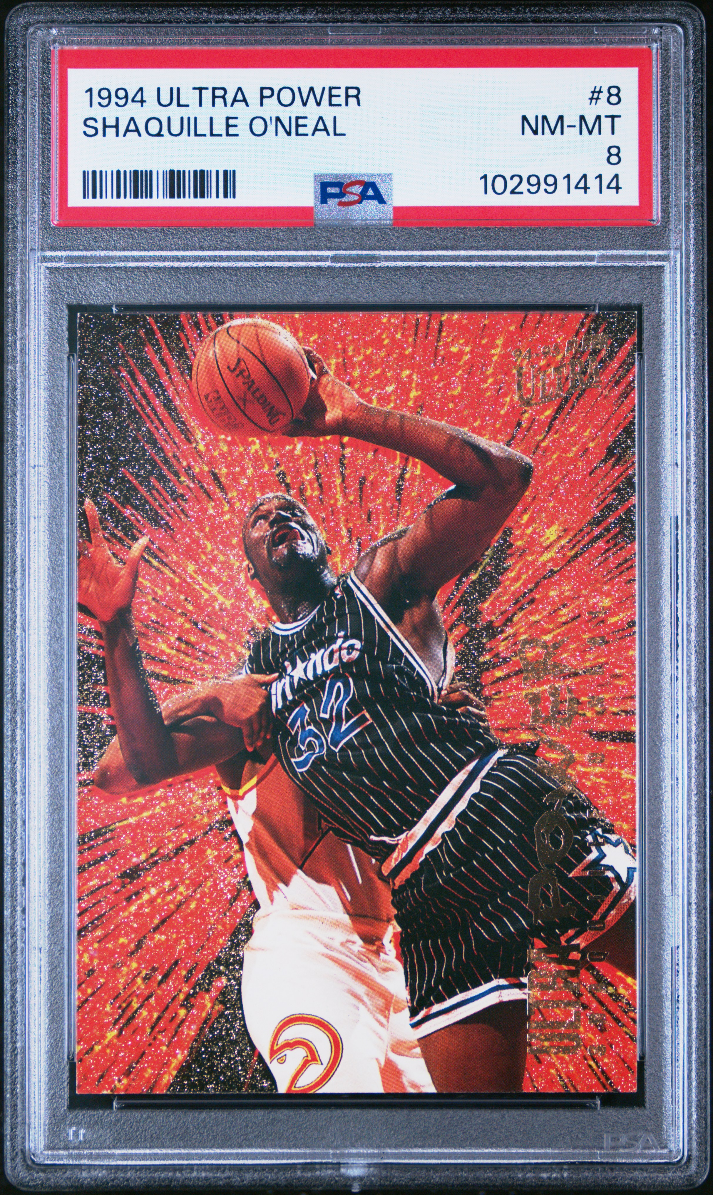 1994 Ultra Power Shaquille O'neal #8 Nm-Mt 8 front
