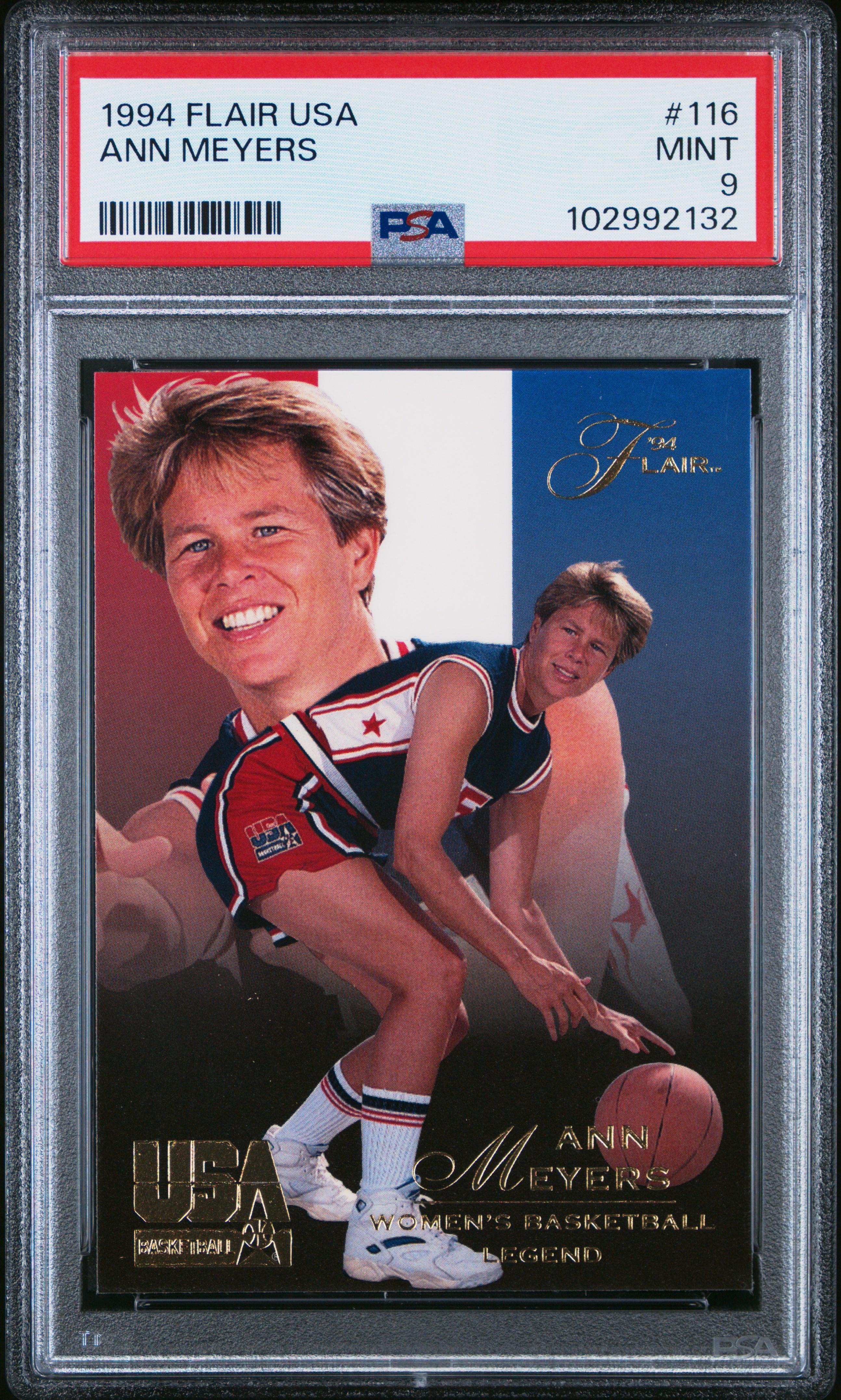 1994 Flair Usa Basketball Ann Meyers #116 Mint 9 front