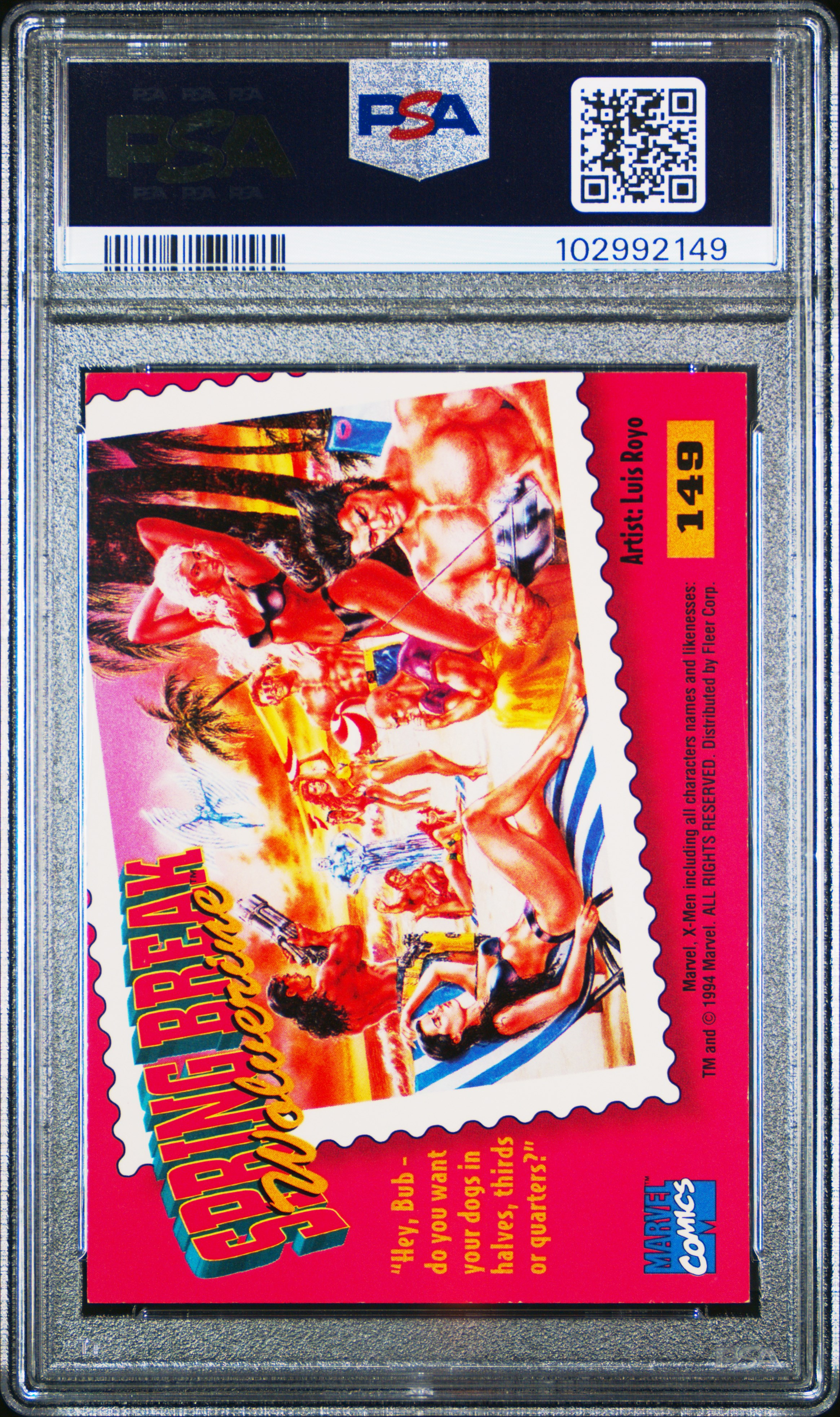 1995 Ultra X-Men Wolverine #149 Nm 7 back