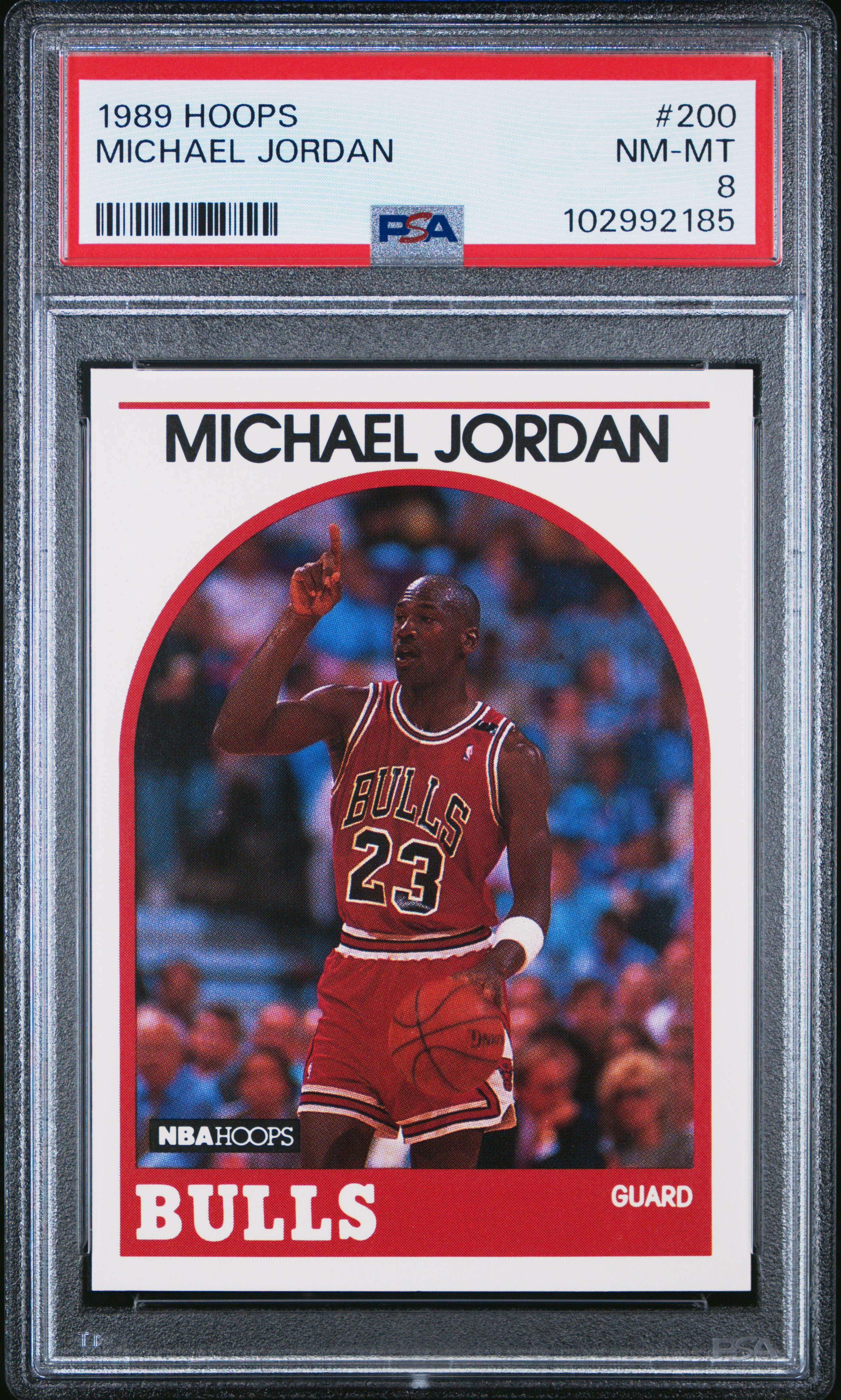 1989 Hoops Michael Jordan #200 Nm-Mt 8 front