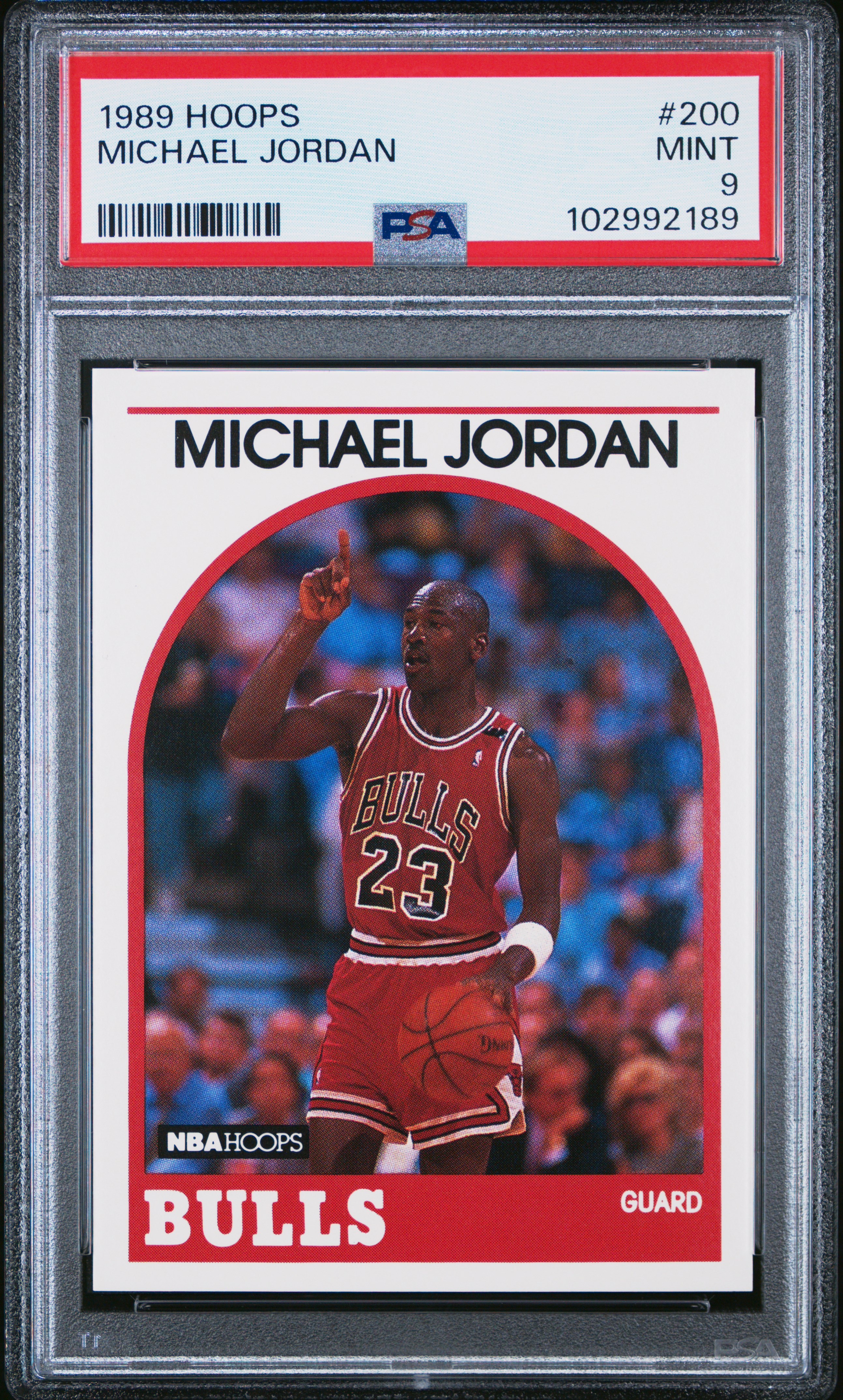 1989 Hoops Michael Jordan #200 Mint 9 front