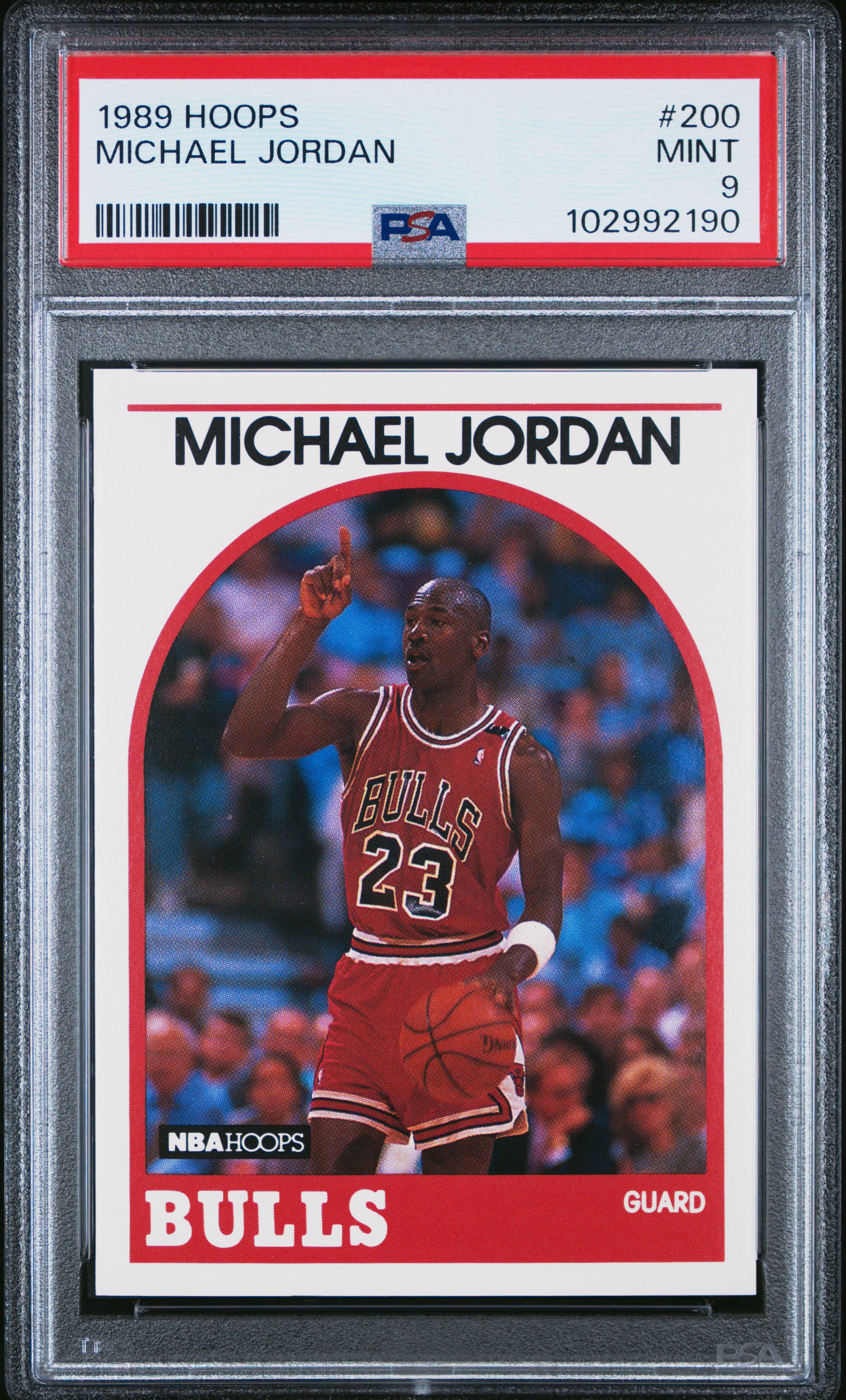1989 Hoops Michael Jordan #200 Mint 9 front