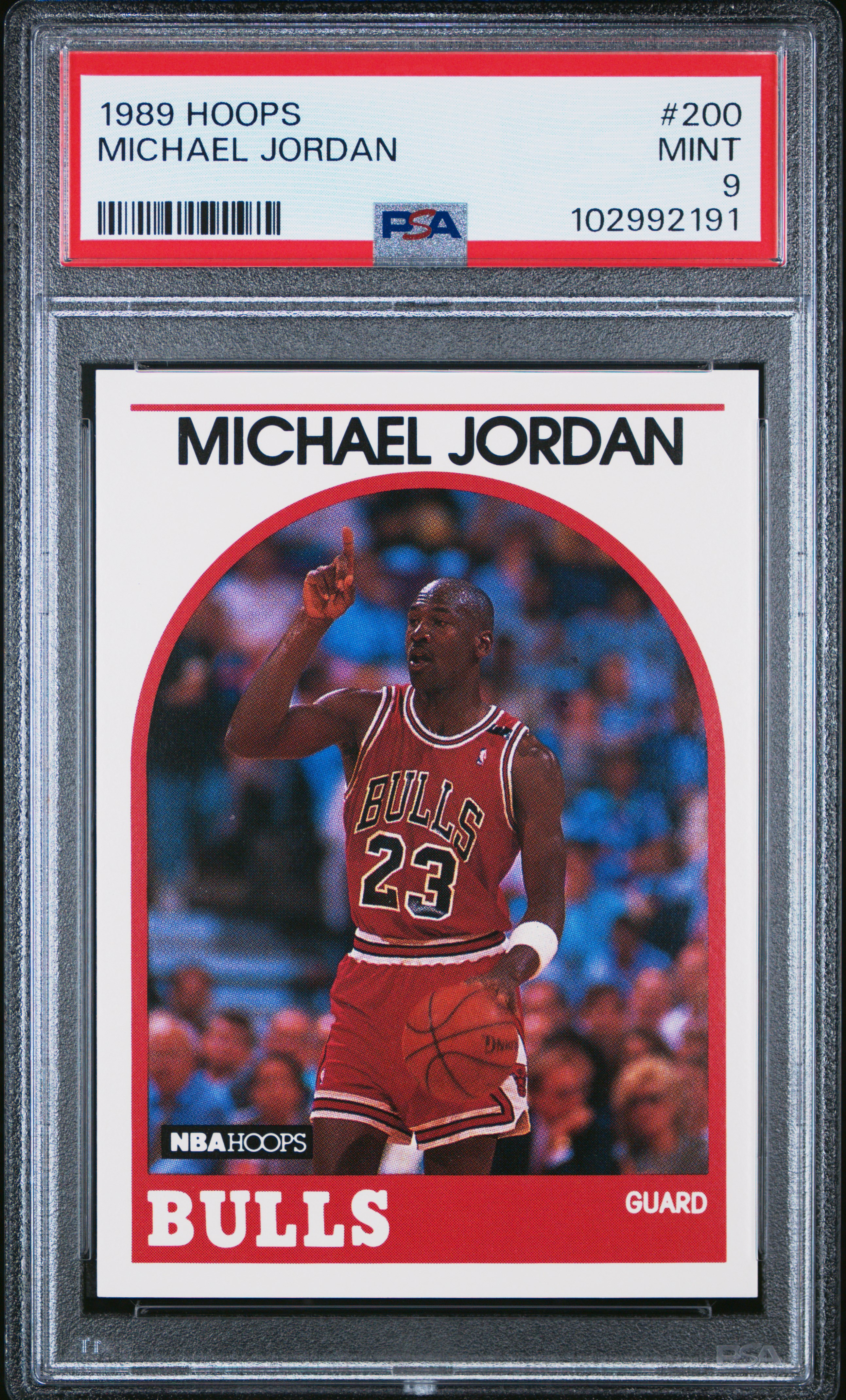 1989 Hoops Michael Jordan #200 Mint 9 front