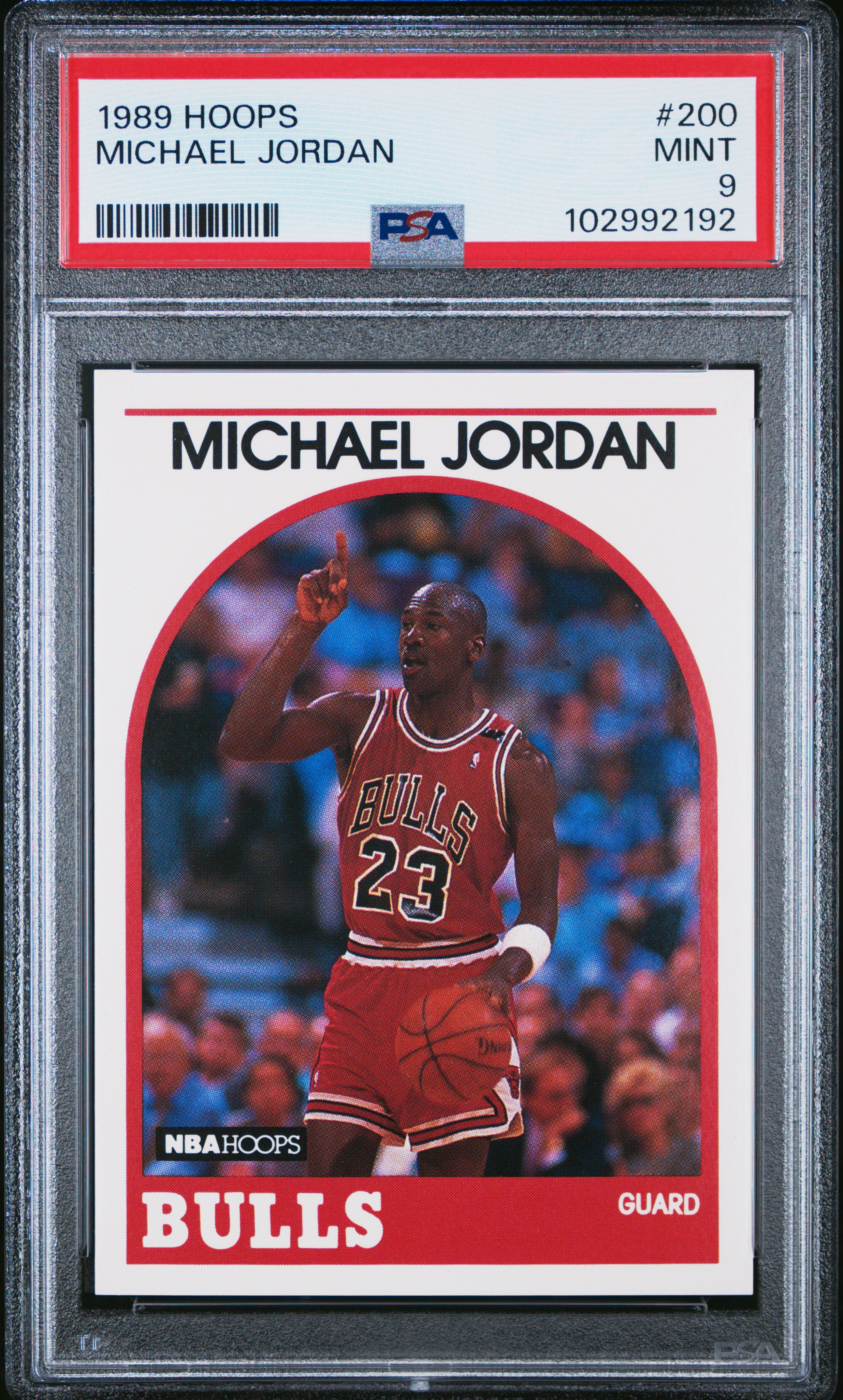 1989 Hoops Michael Jordan #200 Mint 9 front