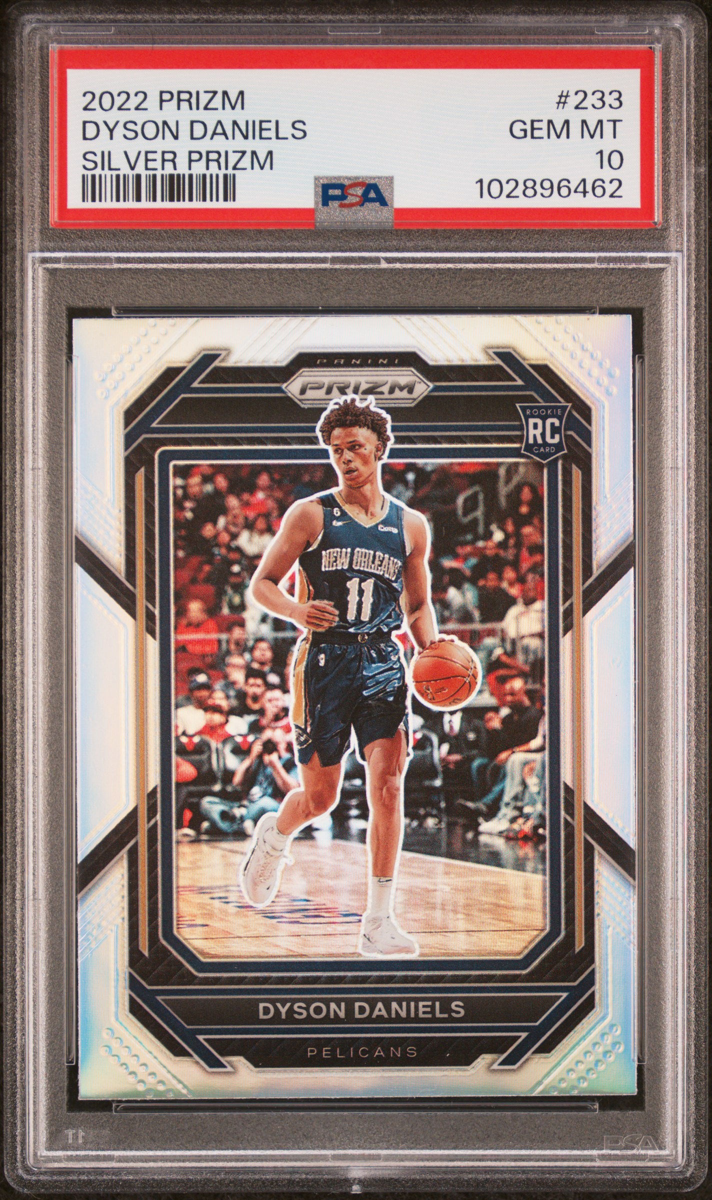 2022 Panini Prizm Dyson Daniels #233 (Silver Prizm) Gem Mt 10 front