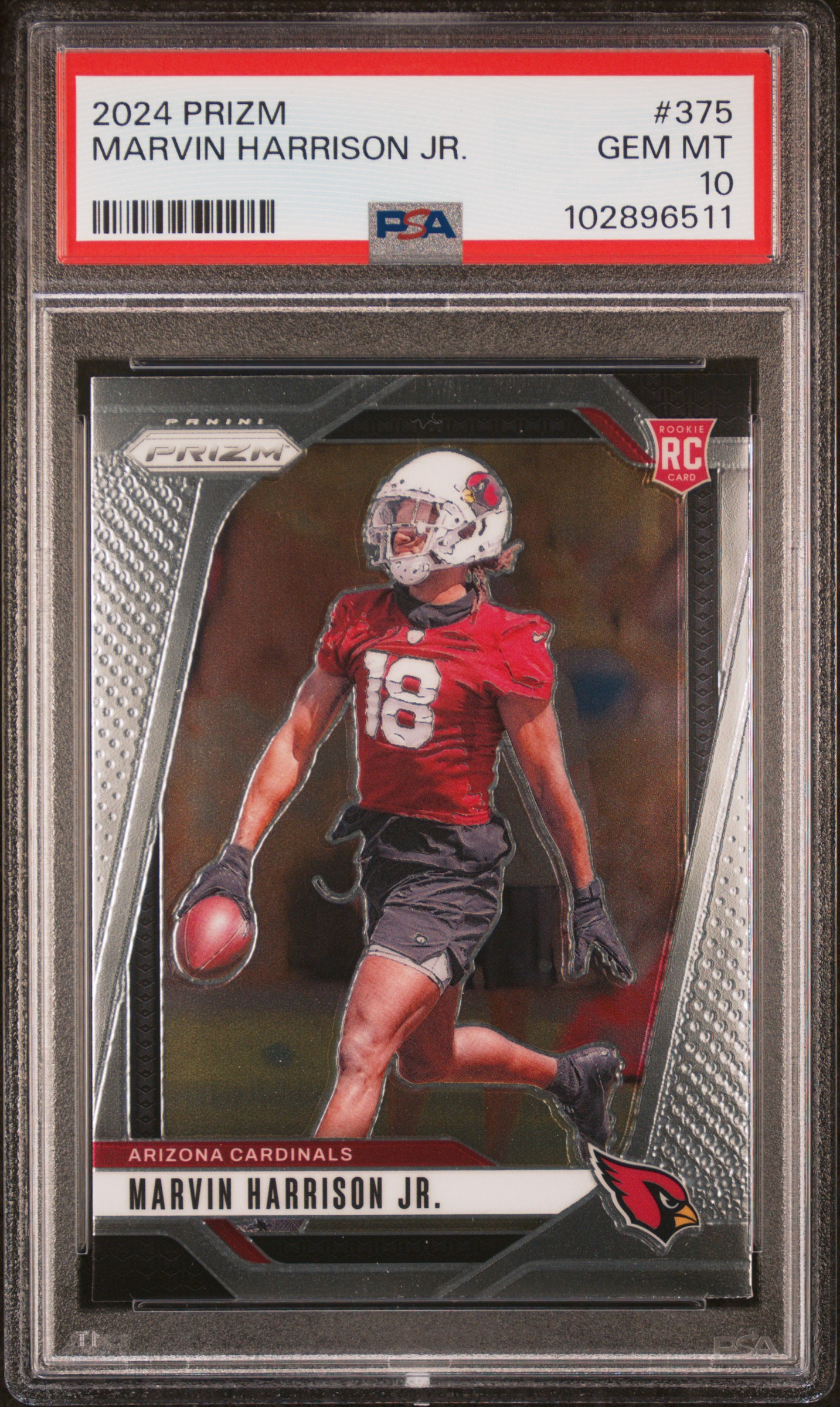 2024 Panini Prizm Marvin Harrison Jr. #375 Gem Mt 10 front