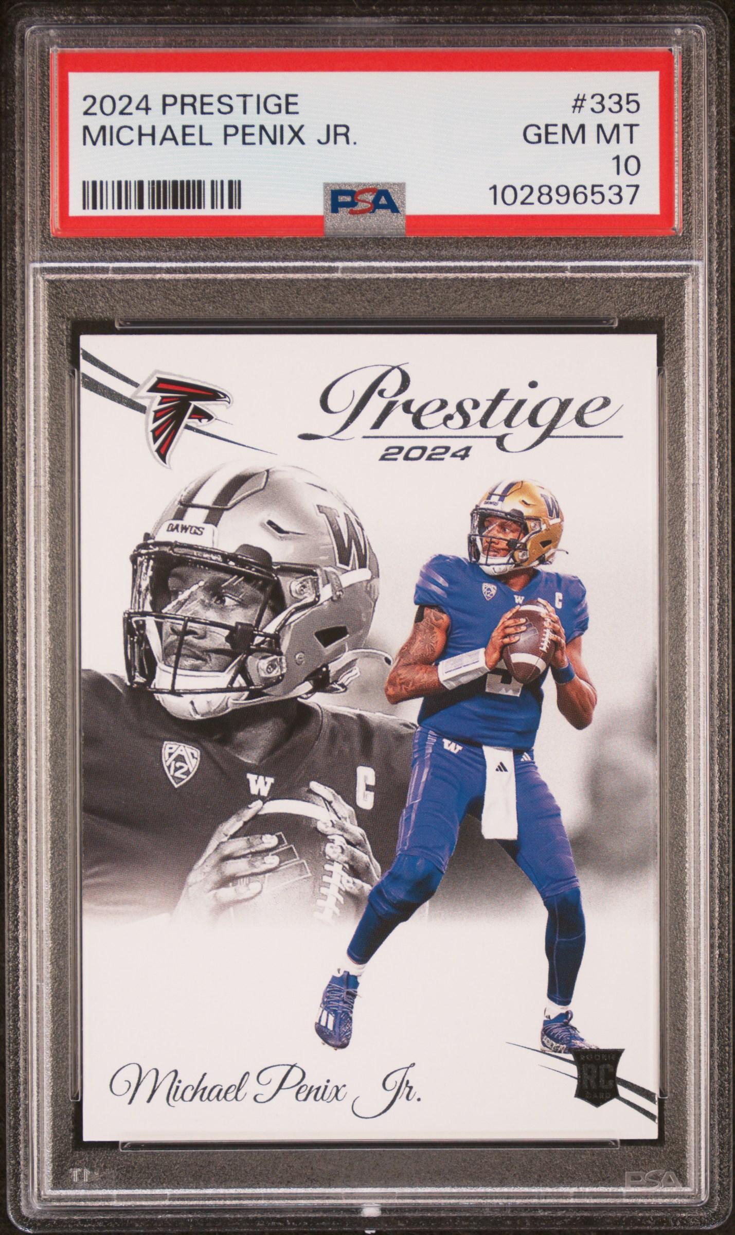 2024 Panini Prestige Michael Penix Jr. #335 Gem Mt 10 front