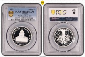 1997 100 Fr Pantheon Gad-898 PR69DCAM