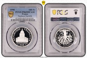 1998 100 Fr Pantheon Gad-898 PR69DCAM