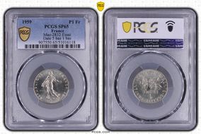 1959 P1 Fr Maz-2832 Essai Date 5 bas 1 bas SP65