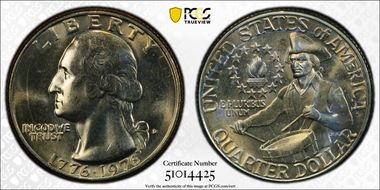 1976-D 25C Clad MS64