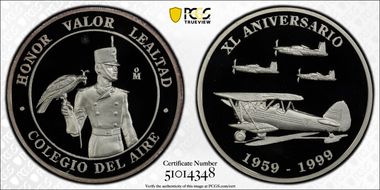 1999-Mo Medal 40th Ann. College of the Air Ag SP69