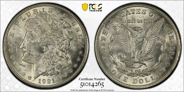 1921-D $1 MS63