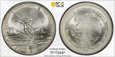 1999-Mo Onza Libertad Ag MS68