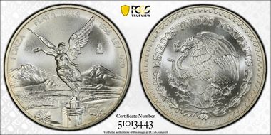 1996-Mo Onza Libertad Ag MS68