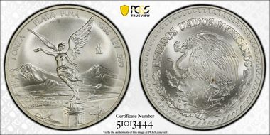 1996-Mo Onza Libertad Ag MS68