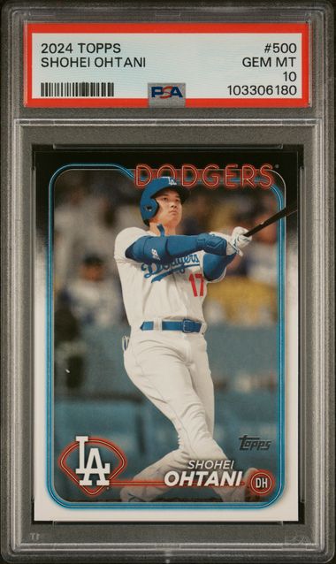 2024 Topps Shohei Ohtani #500 Gem Mt 10 front