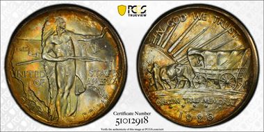 1926 50C Oregon MS68