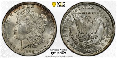1889-O $1 MS62