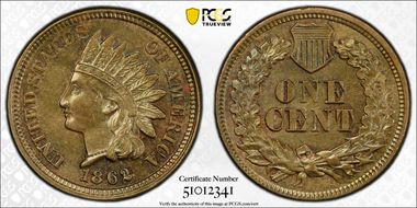 1862 1C MS62
