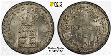 1867 Kreuzer MS65