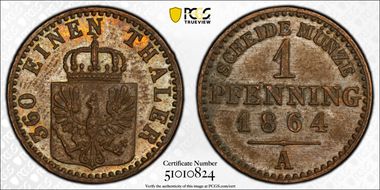 1864-A Pfg MS62BN