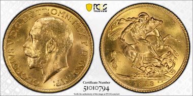 1913 Sov S-3996 MS65