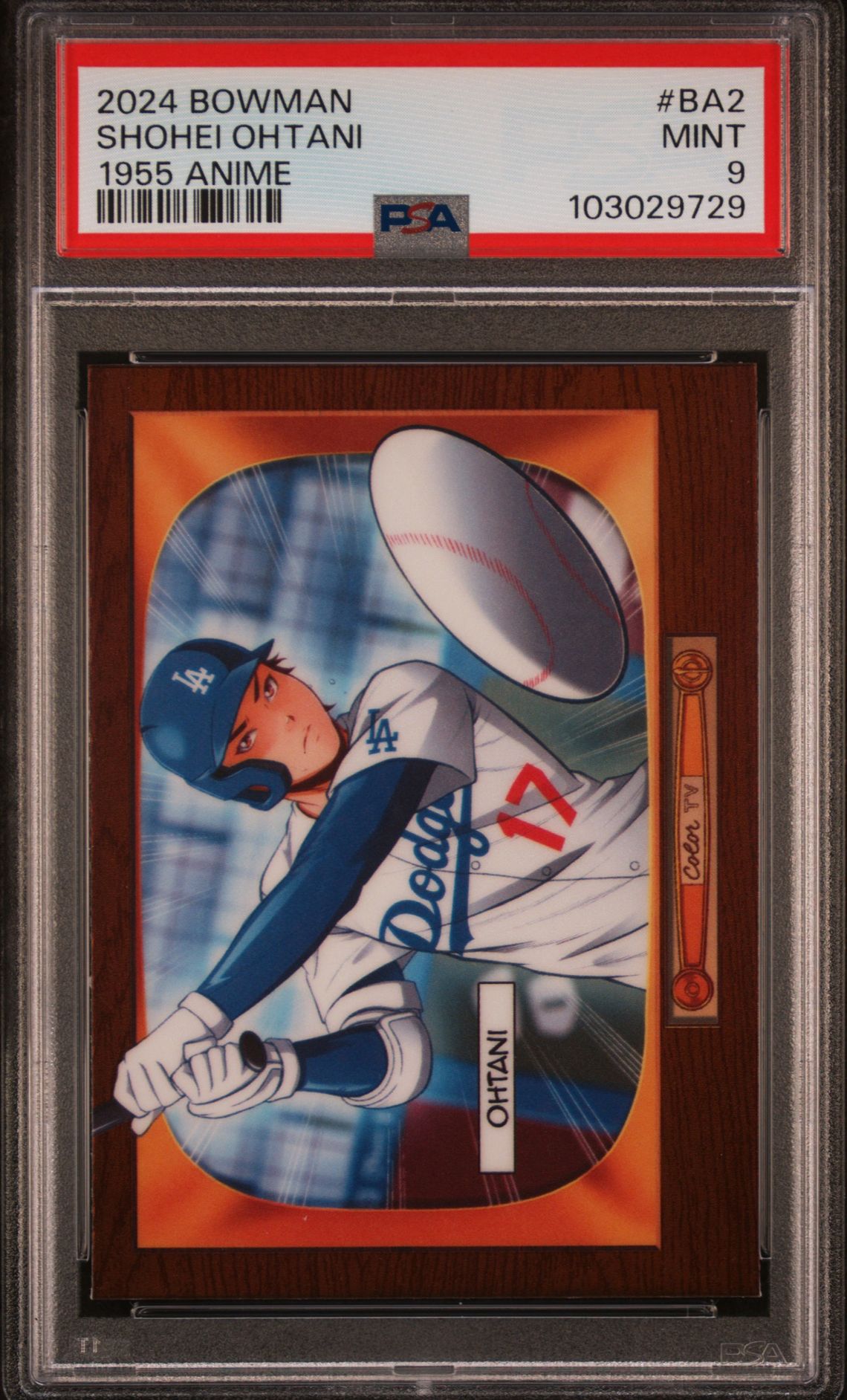 2024 Bowman BOWMAN 1955 BOWMAN ANIME #BA2 Shohei Ohtani front