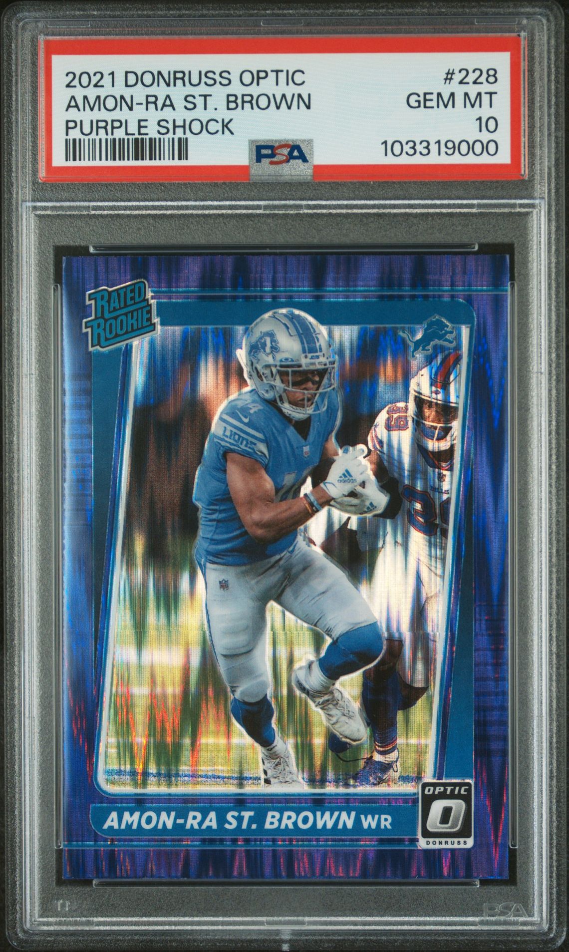 2021 Panini PANINI DONRUSS OPTIC #228 Amon-Ra St. Brown front