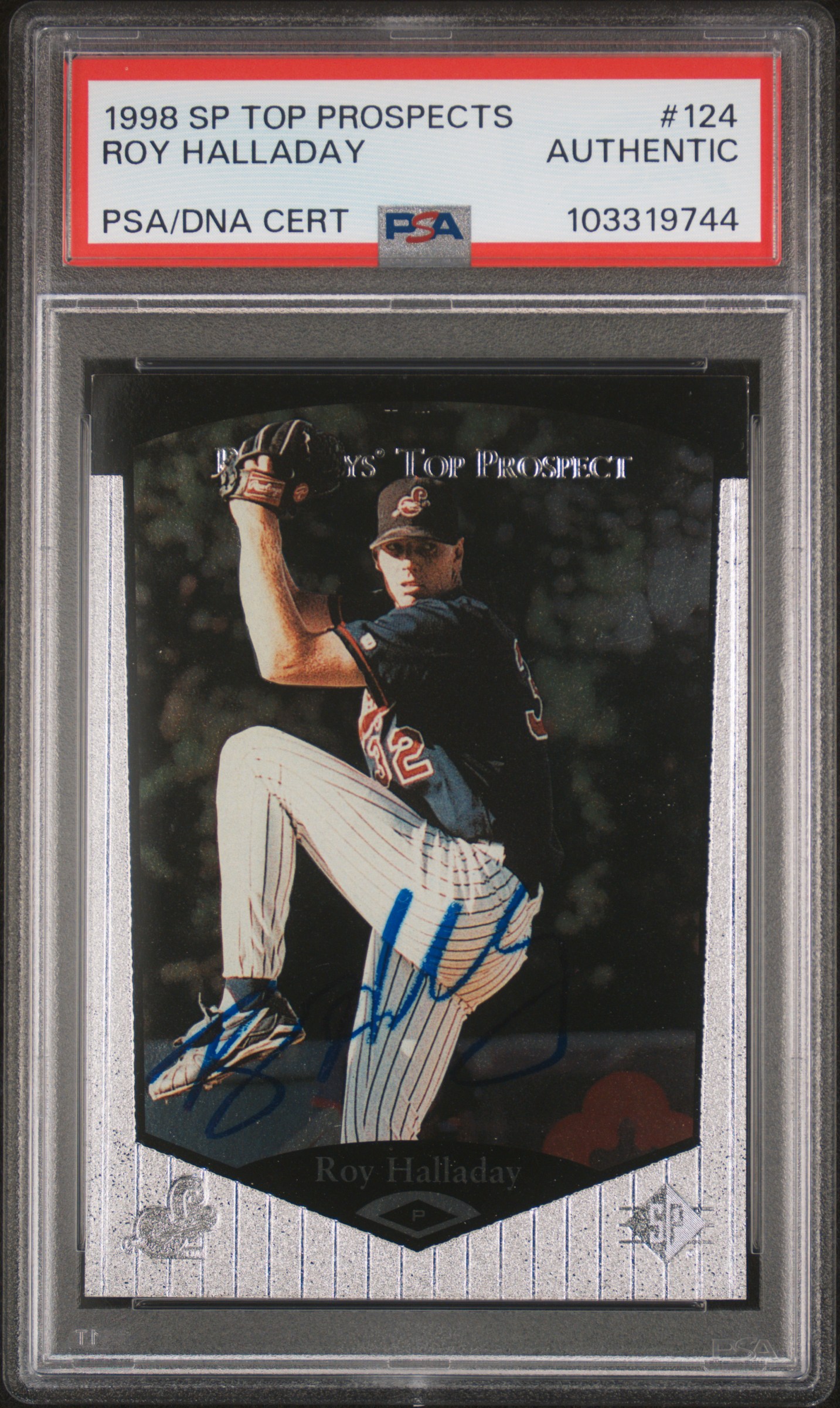 1998 Sp Top Prospects Roy Halladay #124 front