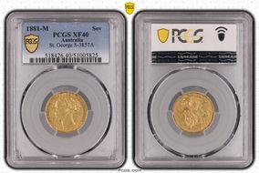 1881-M Sov St. George S-3857A XF40