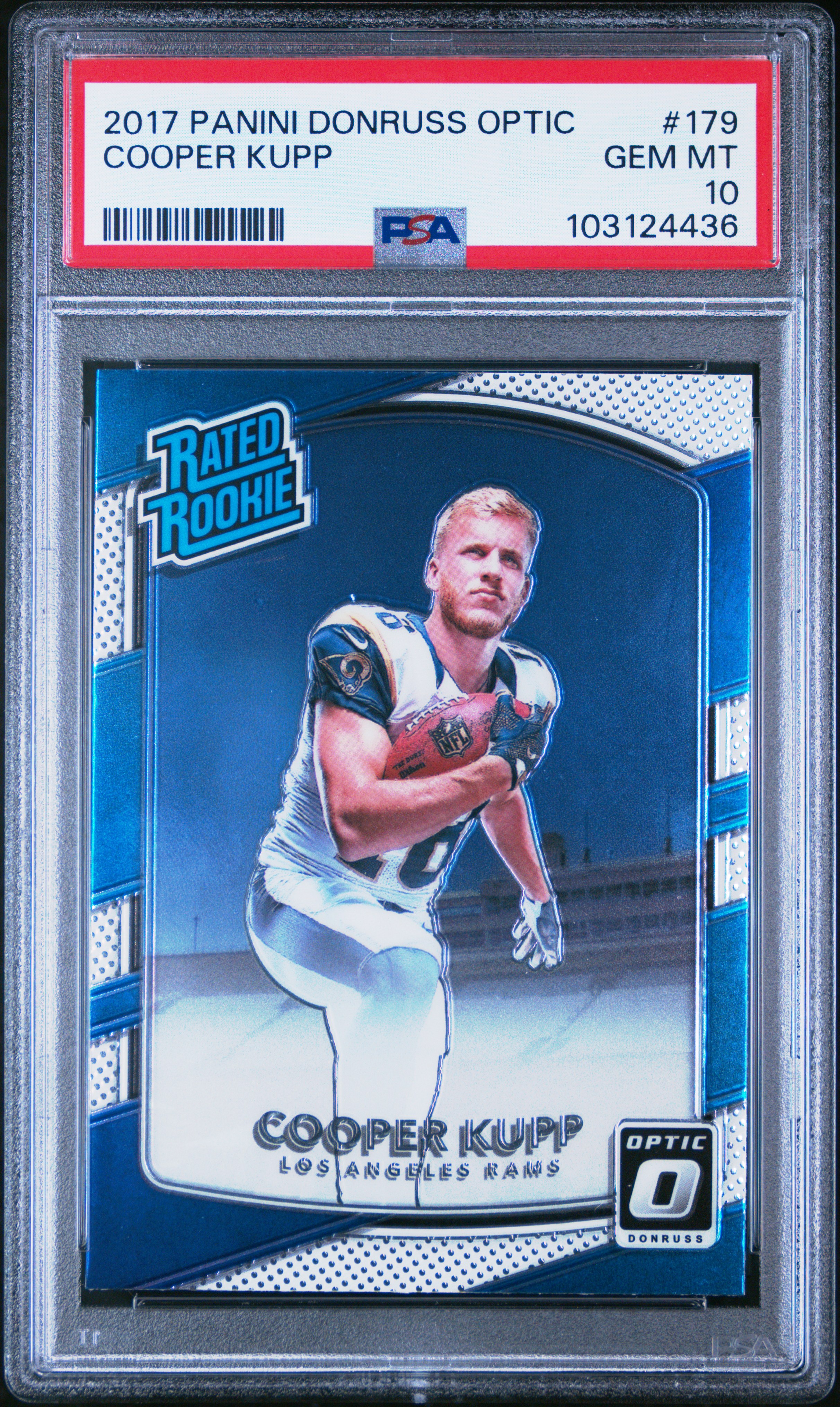 2017 Panini Donruss Optic Cooper Kupp #179 Gem Mt 10 front