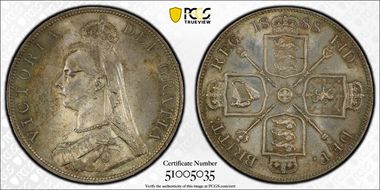 1888 Dbl Fl S-3923 MS63