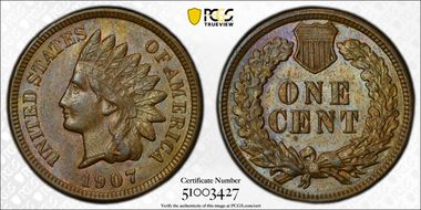 1907 1C AU58BN