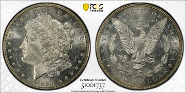 1890 $1 MS64