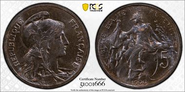 1906 5C Gad-165 F-119 MS64BN