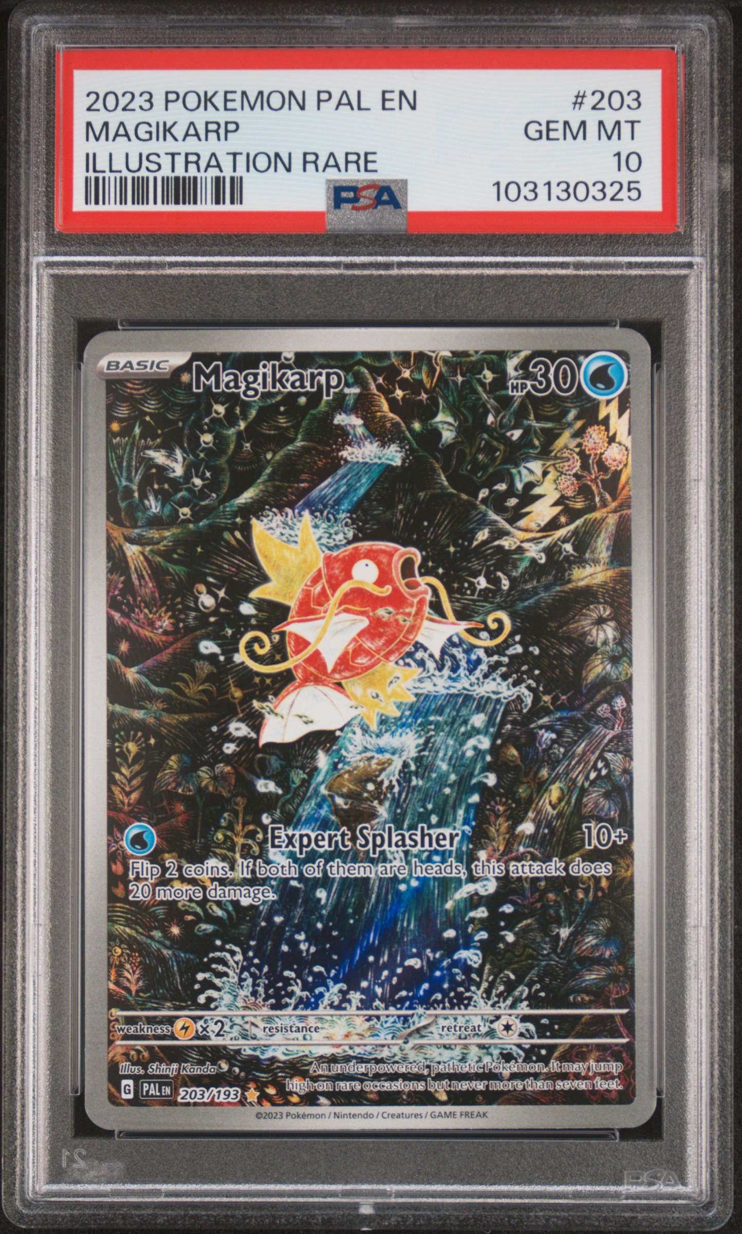 HIped 808's 2023 Pokemon Scarlet & Violet: Paldea Evolved Magikarp Illustration Rare #203 PSA 10 | Card Ladder HIped 808's 2023 Pokemon Scarlet & Violet: Paldea Evolved Magikarp Illustration Rare #203 PSA 10 | Card Ladder
