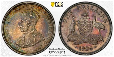 1926(m&sy) Shil AU58