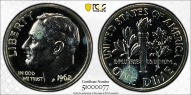 1962 10C PR65