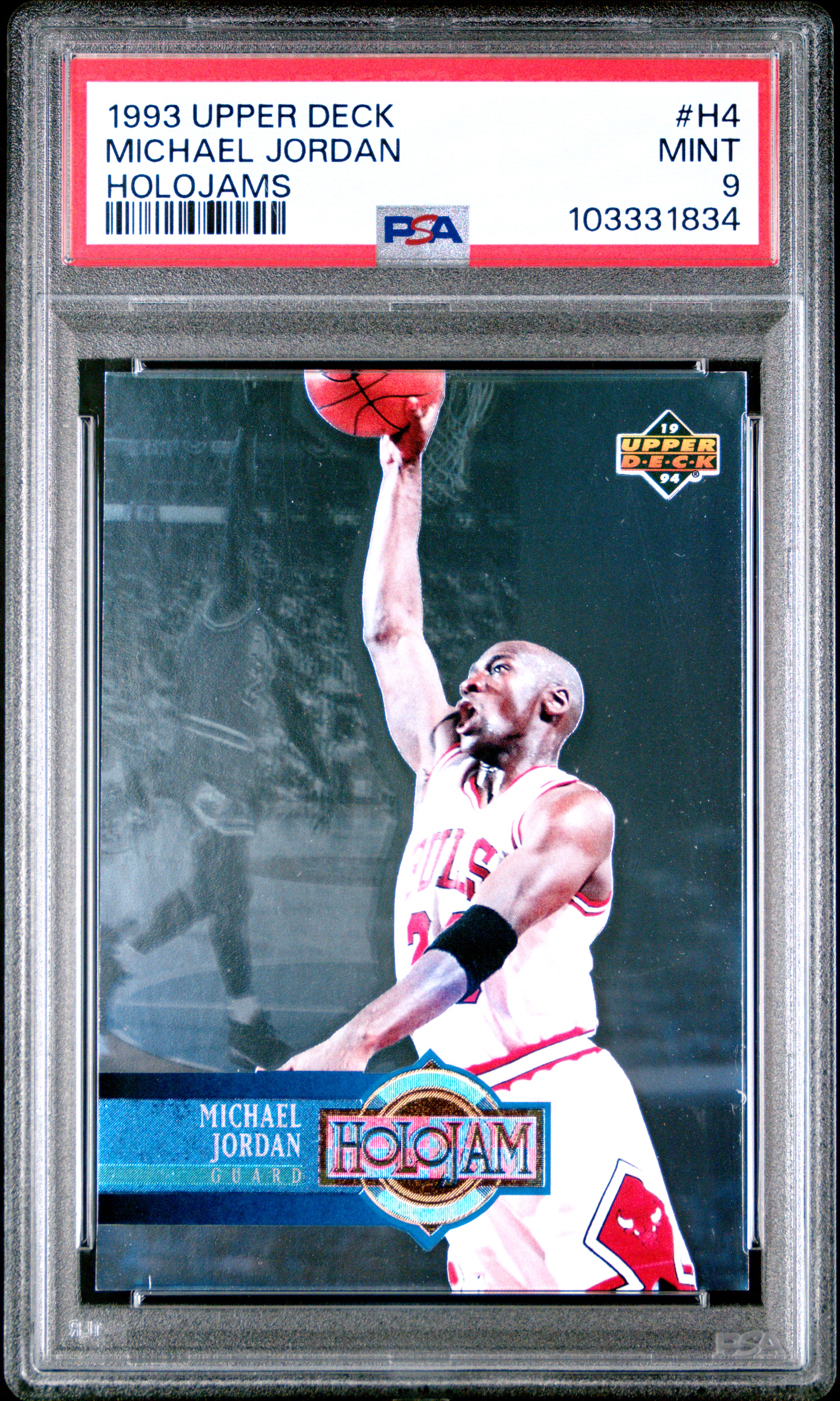 1993 UPPER DECK HOLOJAM HOLOJAMS MICHAEL JORDAN PSA 9 | Veriswap