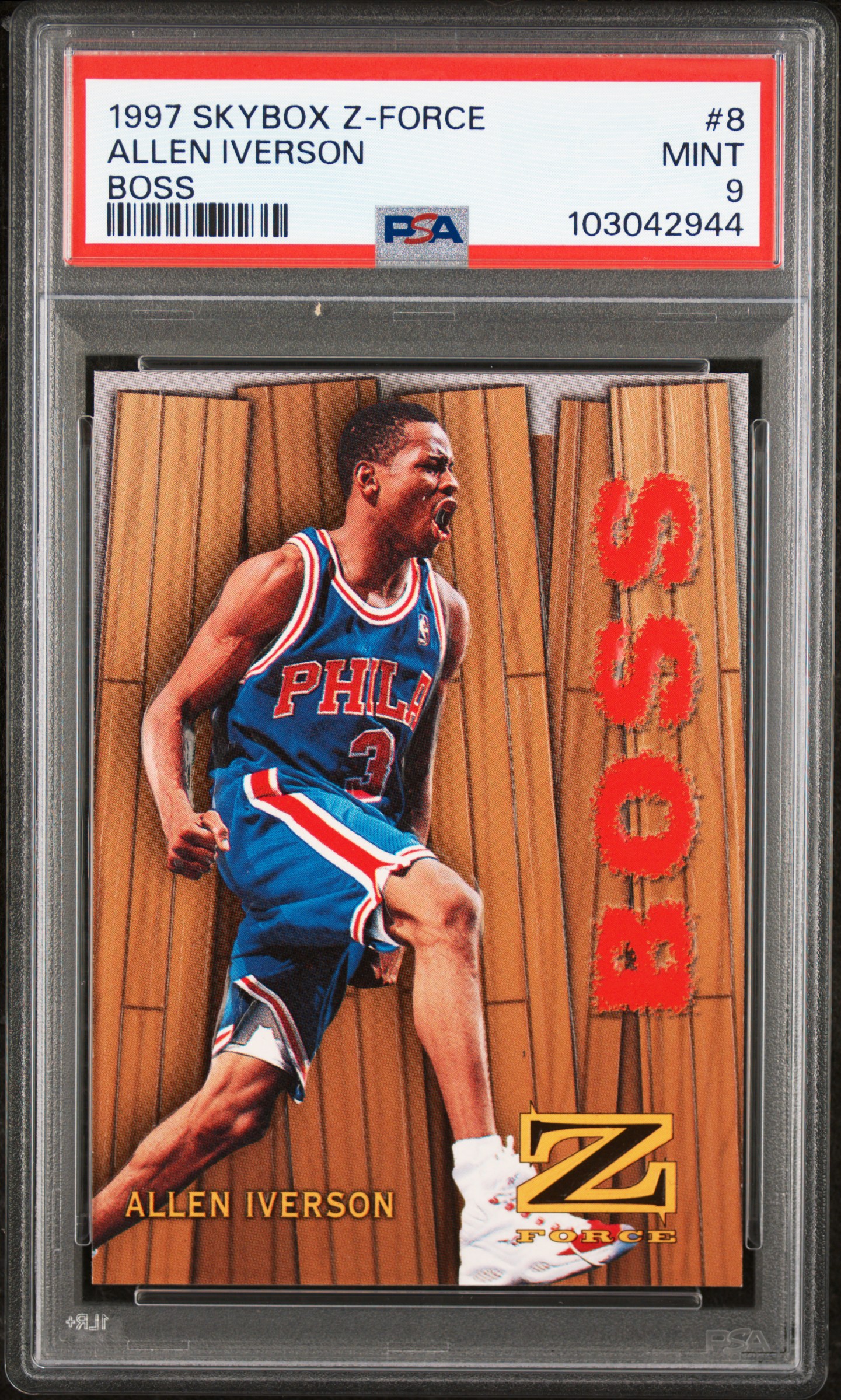 NBAカード　Allen iverson platinum 100枚　PSA9 NBAカード Allen iverson platinum 100枚 PSA9 NBAカード Allen