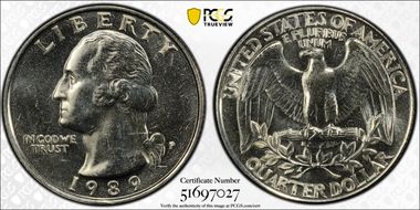 1989-P 25C MS62