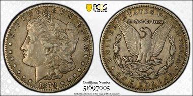 1879-CC $1 Capped Die VF35
