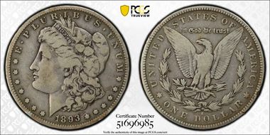 1893-S $1 F12