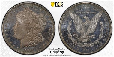 1885-O $1 MS63PL