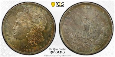 1884-O $1 MS63