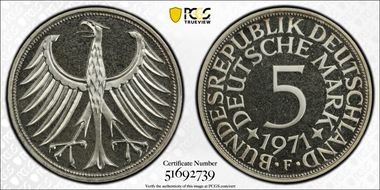 1971-F 5 Mk Regular Issue PR68CAM